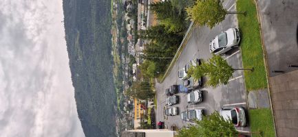 Parkeringsplass ved Voss gymnas