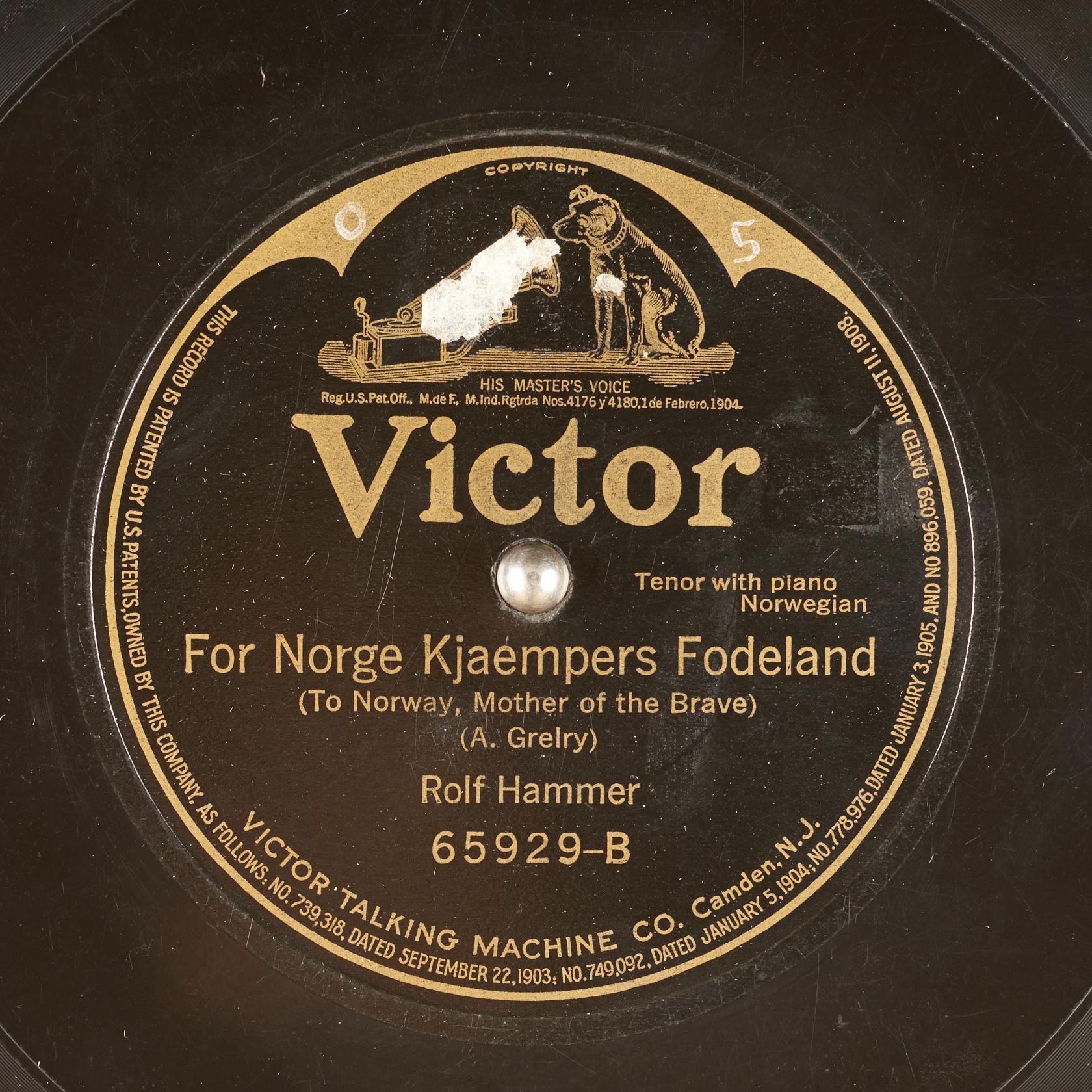 For Norge Kjaempers Fodeland